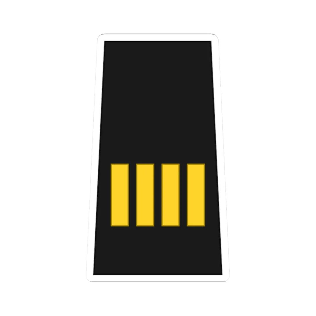 Cuba Navy OR 9c (Cuba) (Military Rank) STICKER Vinyl Kiss-Cut Decal 2 Inch White - The Sticker Space