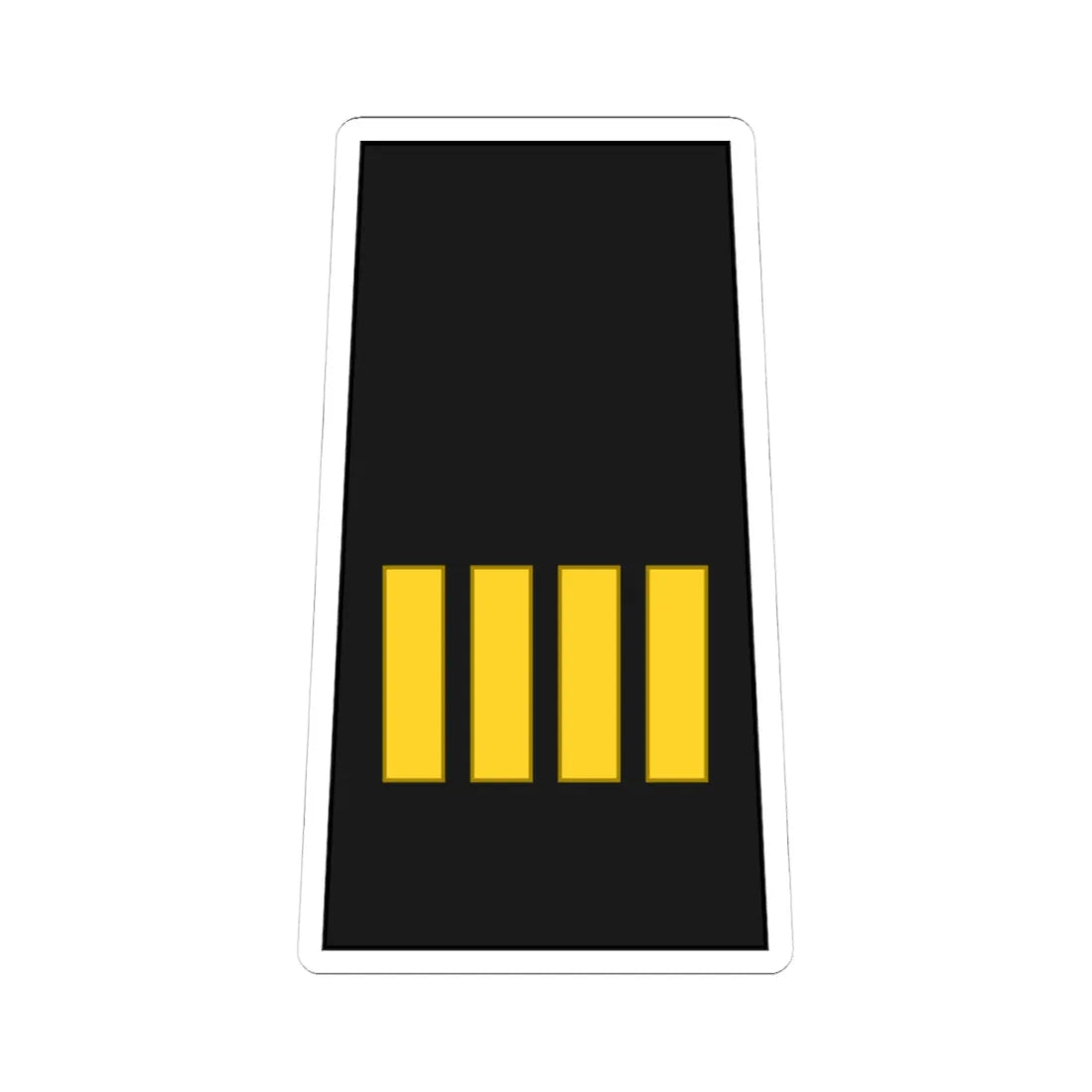 Cuba Navy OR 9c (Cuba) (Military Rank) STICKER Vinyl Kiss-Cut Decal 4 Inch White - The Sticker Space