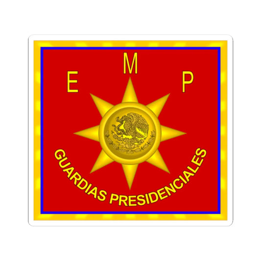 Cuerpo de Guardias Presidenciales Mexico (Mexico) (Coat of Arms) STICKER Vinyl Kiss-Cut Decal 2 Inch White - The Sticker Space