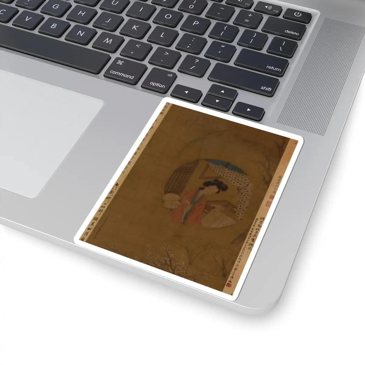 Cui He - Portrait of Li Xiangjun - dated 1817 v2 - STICKER Vinyl Kiss-Cut Decal
