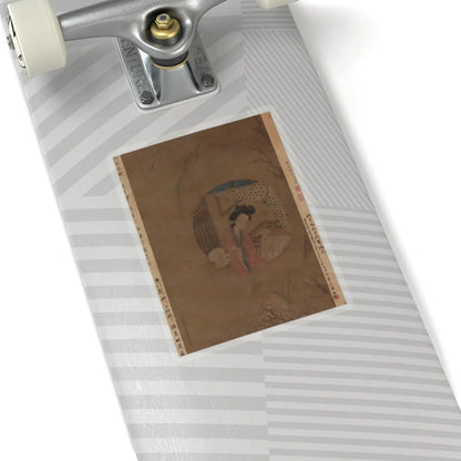 Cui He - Portrait of Li Xiangjun - dated 1817 v2 - STICKER Vinyl Kiss-Cut Decal