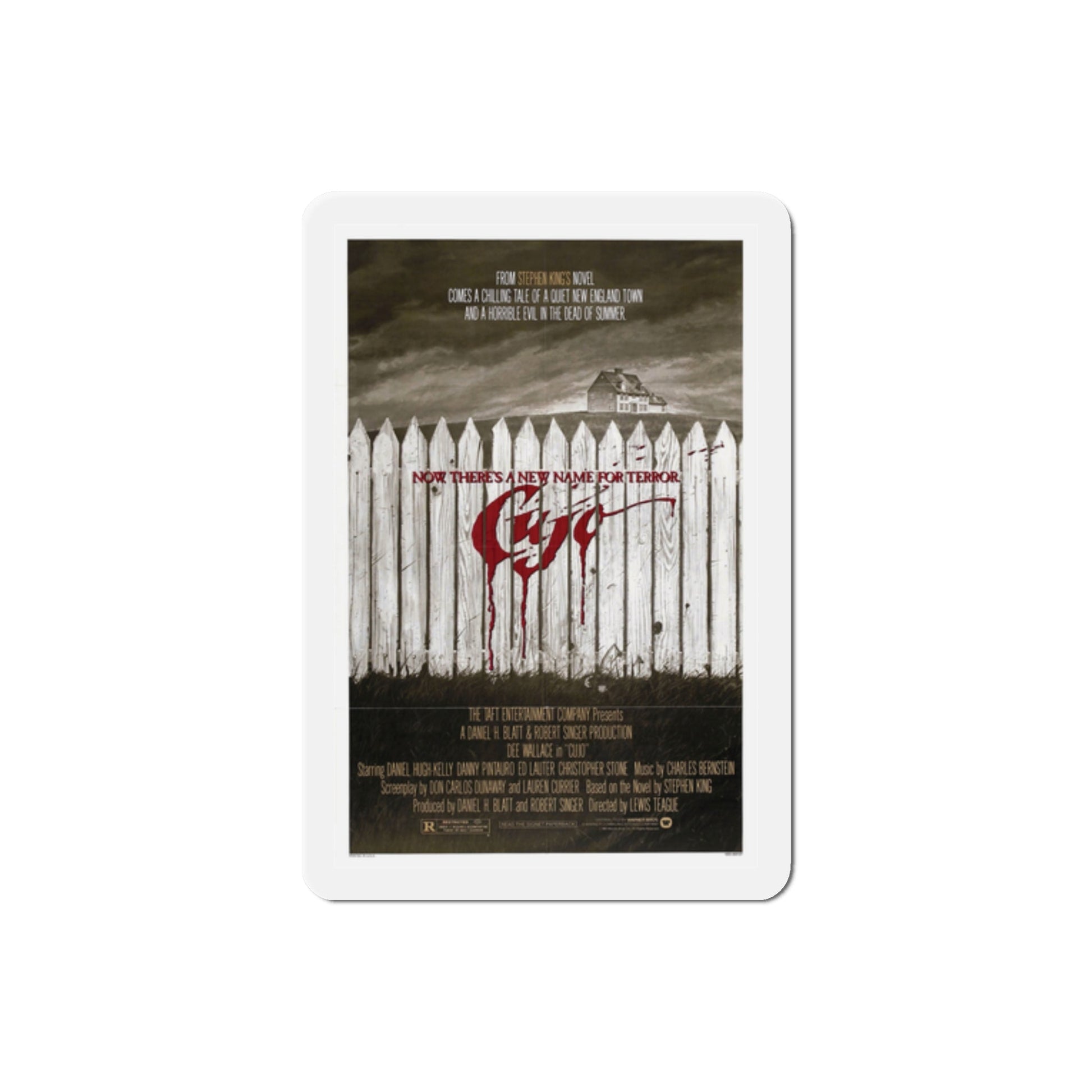 Cujo 1983 Movie Poster Die-Cut Magnet-The Sticker Space