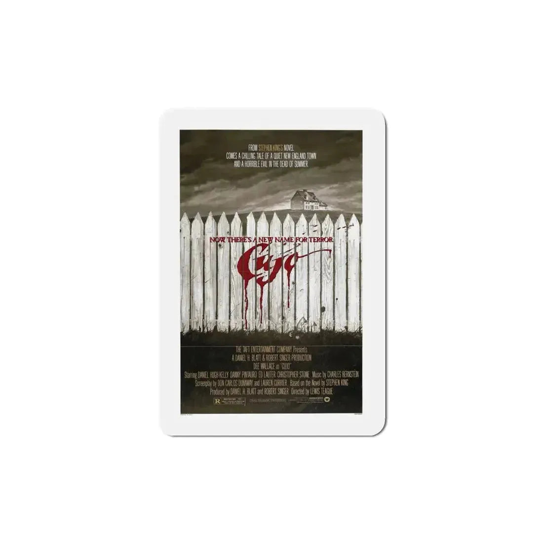 Cujo 1983 Movie Poster Refrigerator Magnet 4 Inch - The Sticker Space