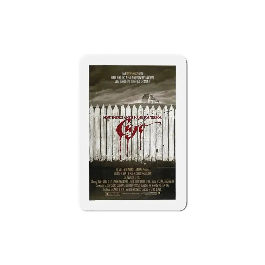 Cujo 1983 Movie Poster Refrigerator Magnet - The Sticker Space