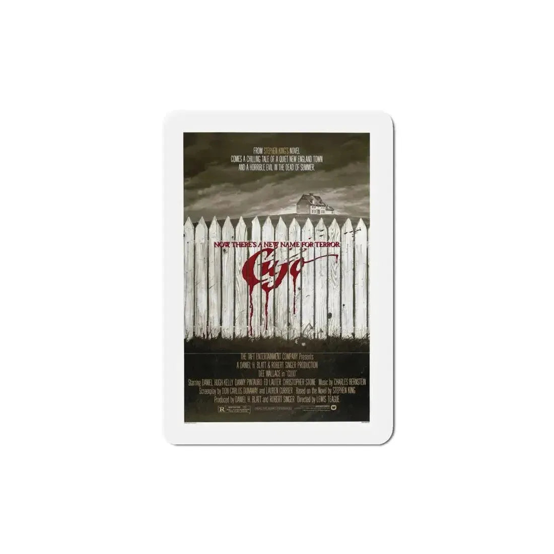 Cujo 1983 Movie Poster Refrigerator Magnet - The Sticker Space
