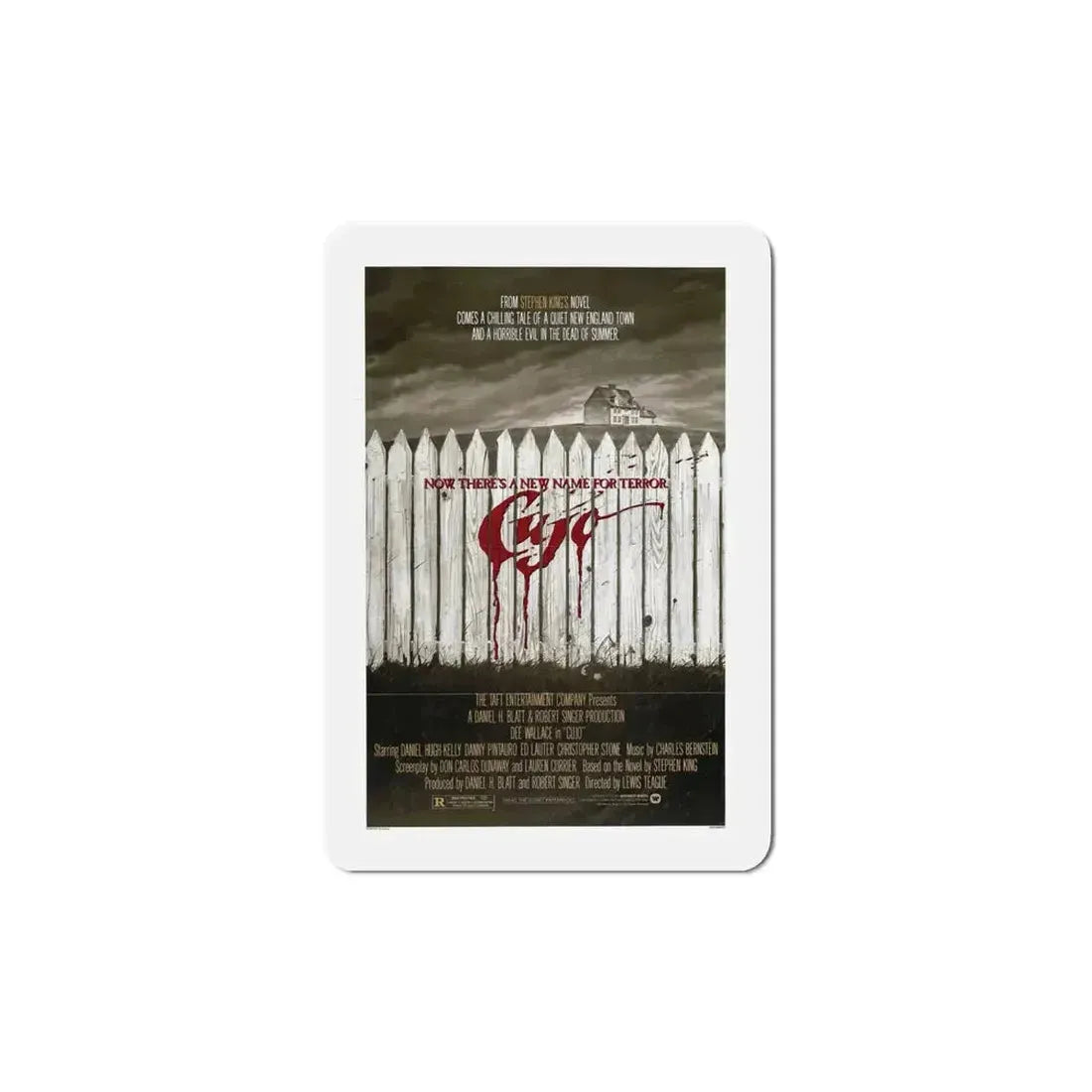 Cujo 1983 Movie Poster Refrigerator Magnet - The Sticker Space