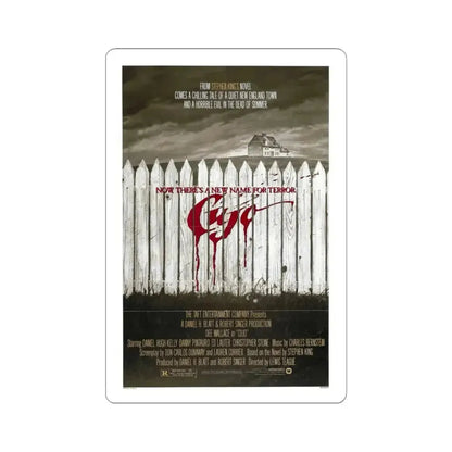 Cujo 1983 Movie Poster - STICKER Vinyl Kiss-Cut Decal 3 Inch White - The Sticker Space