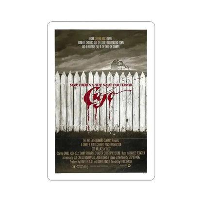 Cujo 1983 Movie Poster - STICKER Vinyl Kiss-Cut Decal 4 Inch White - The Sticker Space