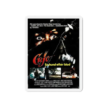 CUJO (DANISH) 1983 Movie Poster - Refrigerator Magnet - The Sticker Space