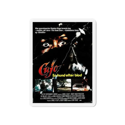 CUJO (DANISH) 1983 Movie Poster - Refrigerator Magnet - The Sticker Space
