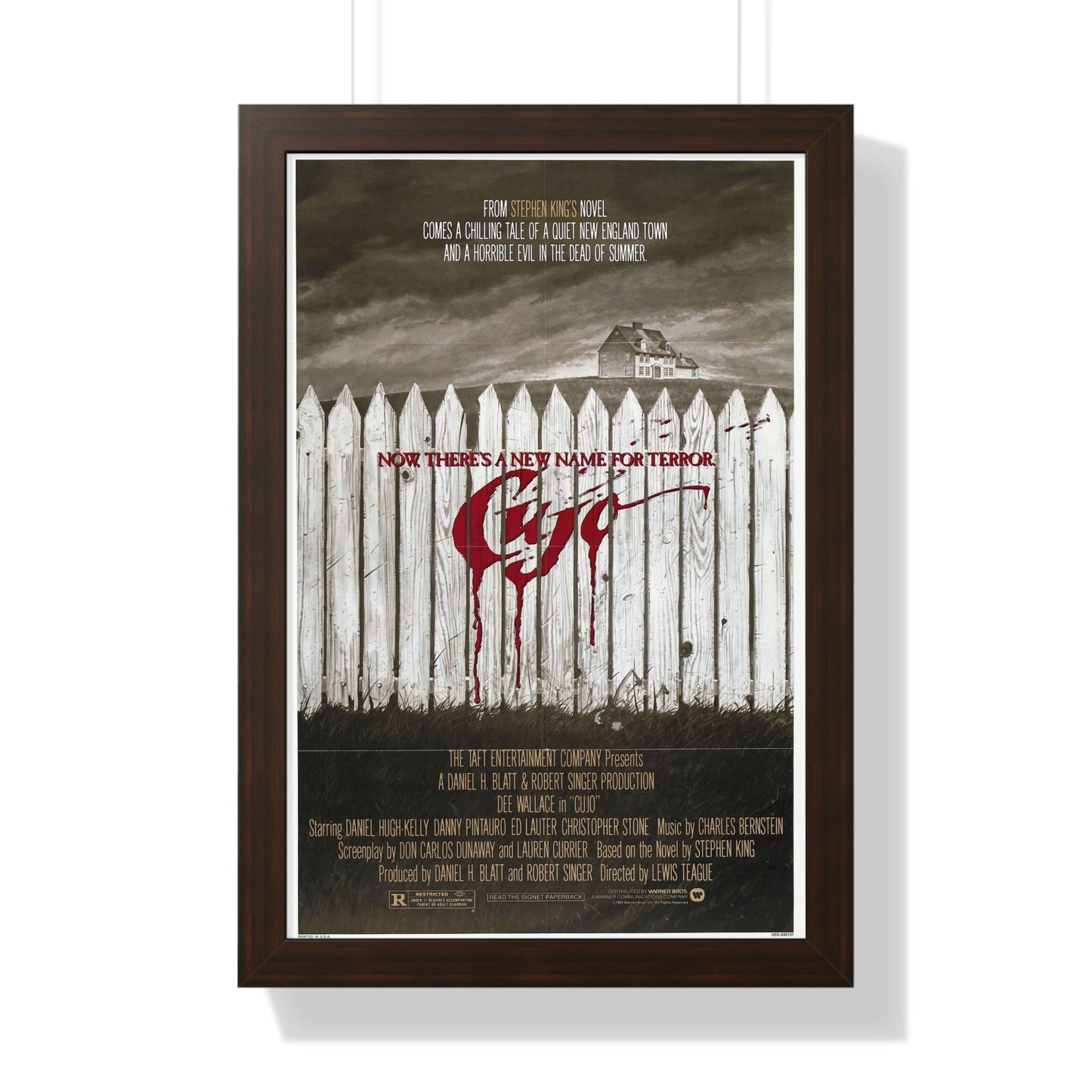 CUJO (TEASER) 1983 - Framed Movie Poster-16″ x 24″-The Sticker Space