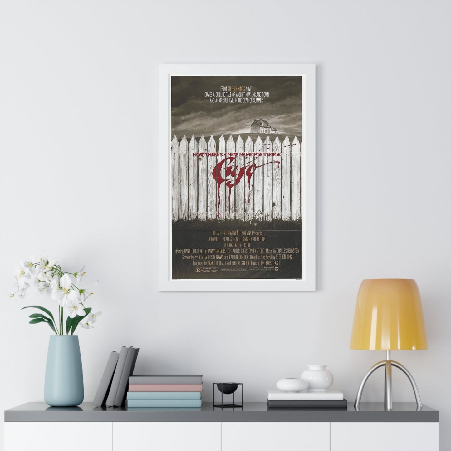 CUJO (TEASER) 1983 - Framed Movie Poster-The Sticker Space