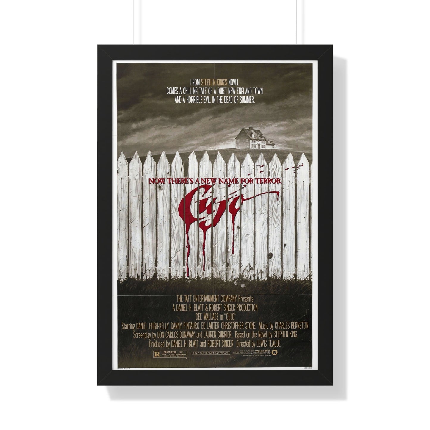 CUJO (TEASER) 1983 - Framed Movie Poster-20" x 30"-The Sticker Space