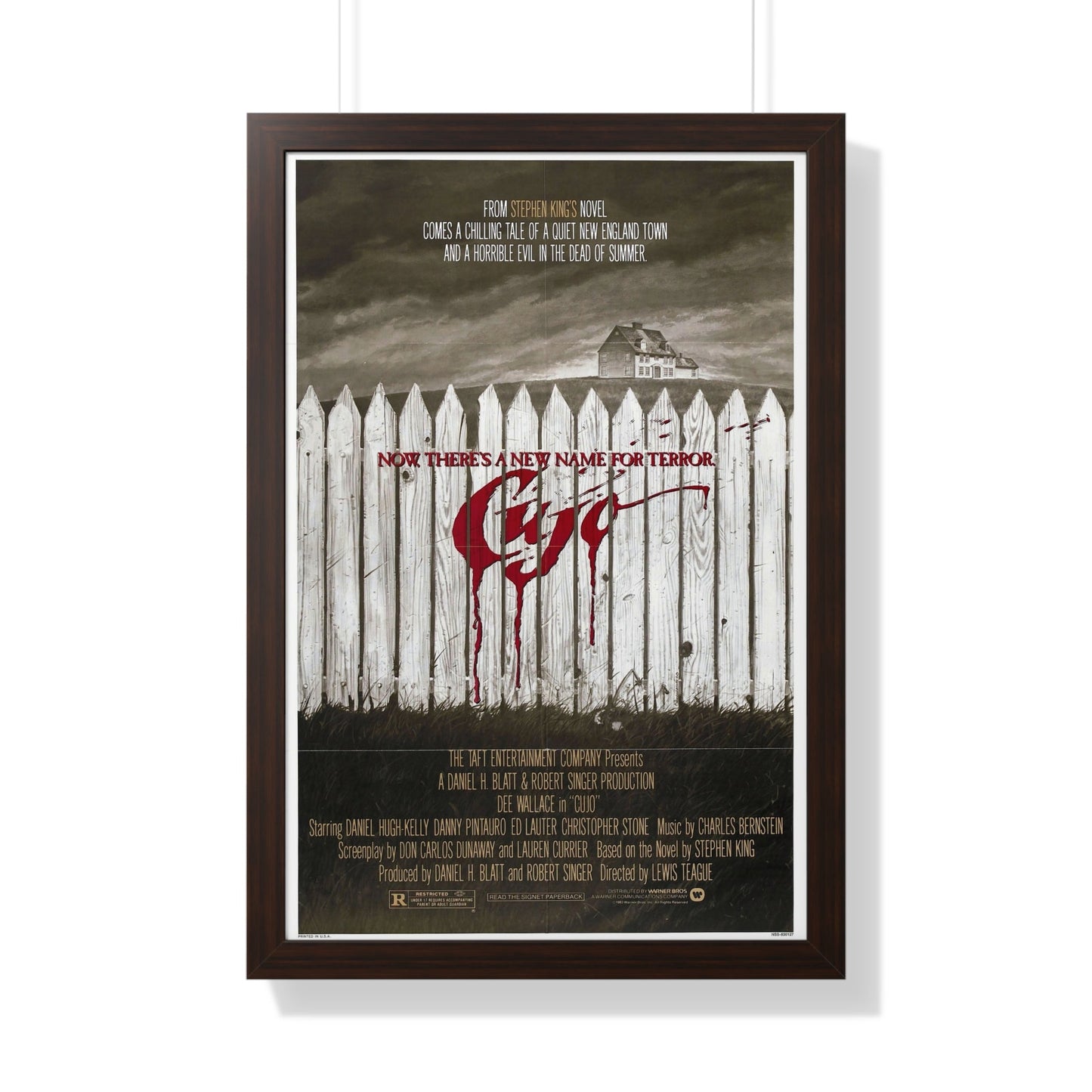 CUJO (TEASER) 1983 - Framed Movie Poster-20" x 30"-The Sticker Space