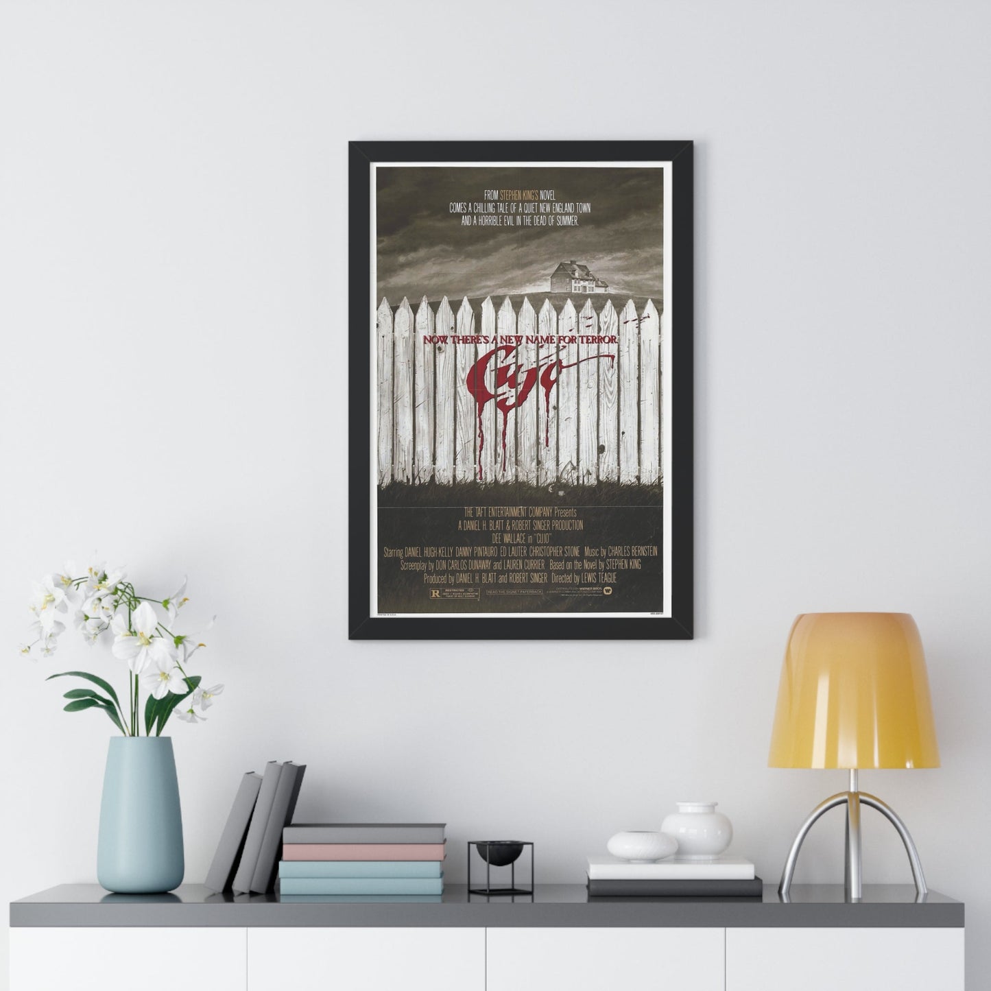 CUJO (TEASER) 1983 - Framed Movie Poster-The Sticker Space