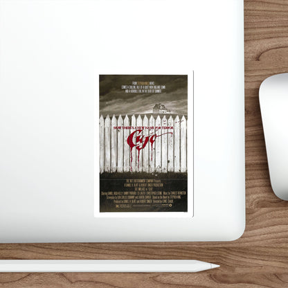 CUJO (TEASER) 1983 Movie Poster STICKER Vinyl Die-Cut Decal-The Sticker Space