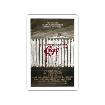 CUJO (TEASER) 1983 Movie Poster STICKER Vinyl Die-Cut Decal-4 Inch-The Sticker Space