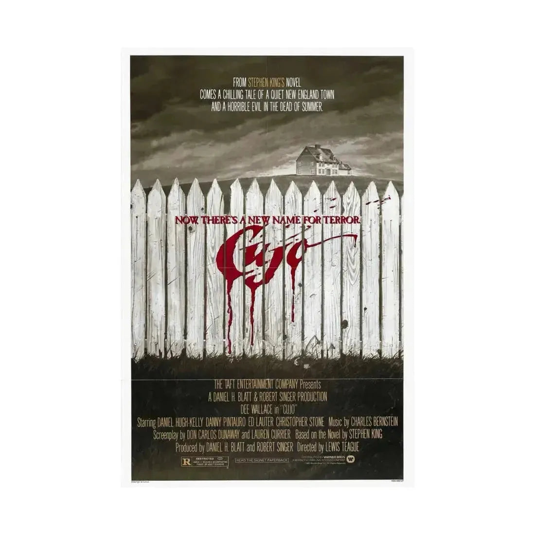 CUJO (TEASER) 1983 - Paper Movie Poster - The Sticker Space