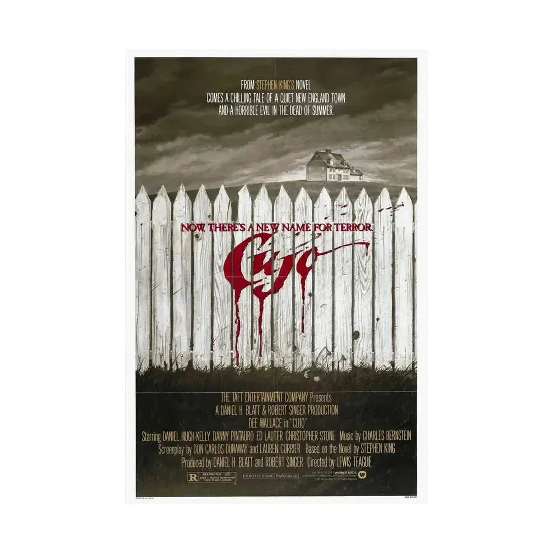 CUJO (TEASER) 1983 - Paper Movie Poster - The Sticker Space