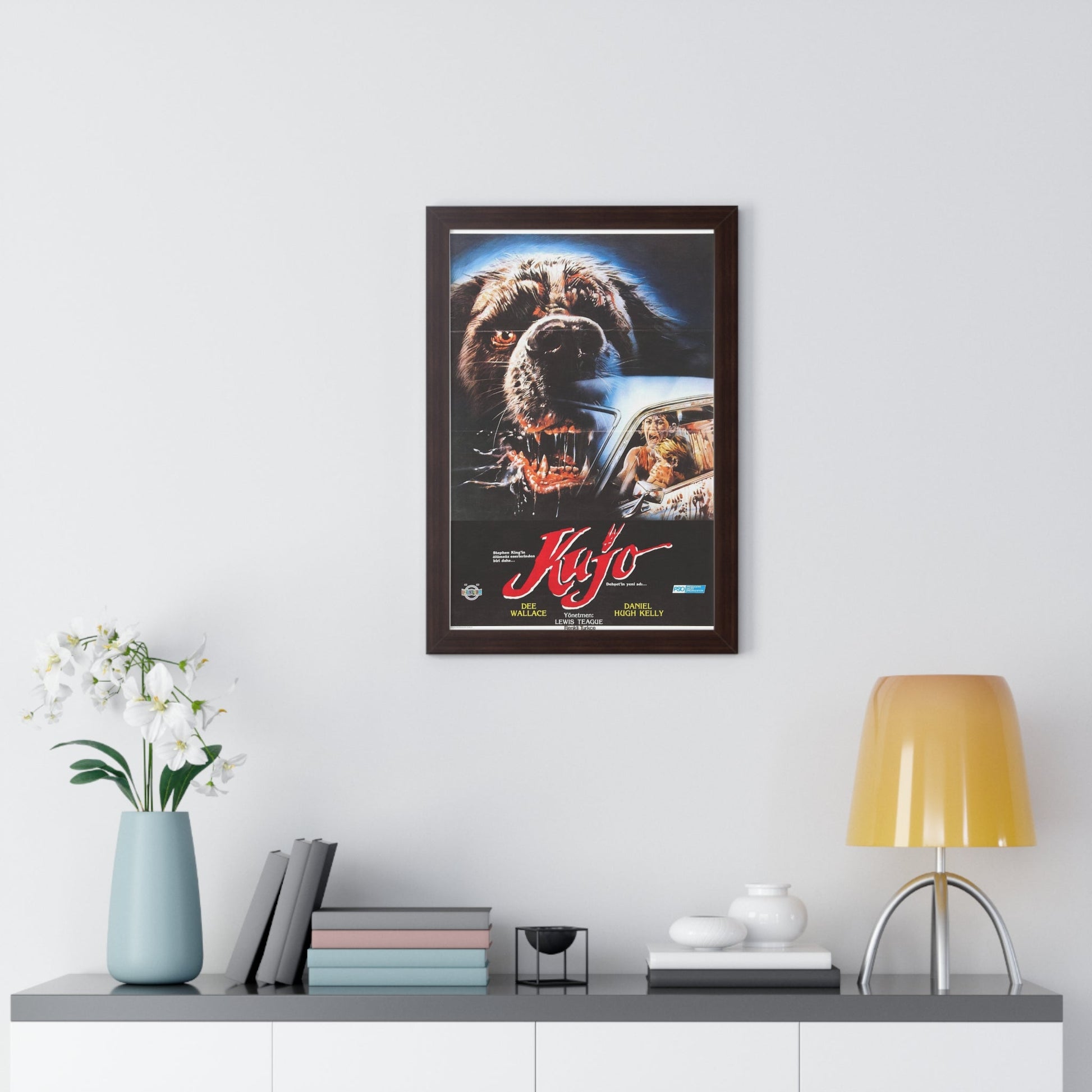 CUJO (TURKISH) 1983 - Framed Movie Poster-The Sticker Space