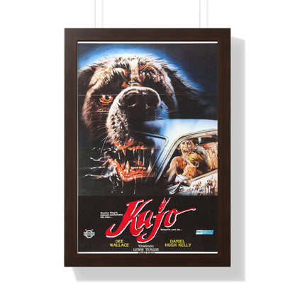 CUJO (TURKISH) 1983 - Framed Movie Poster-16″ x 24″-The Sticker Space