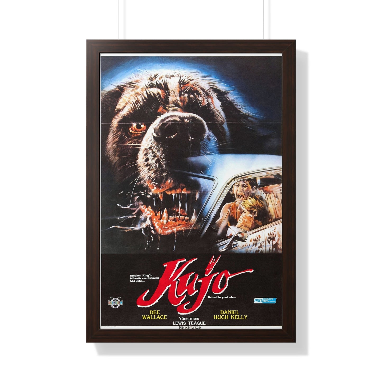 CUJO (TURKISH) 1983 - Framed Movie Poster-20" x 30"-The Sticker Space