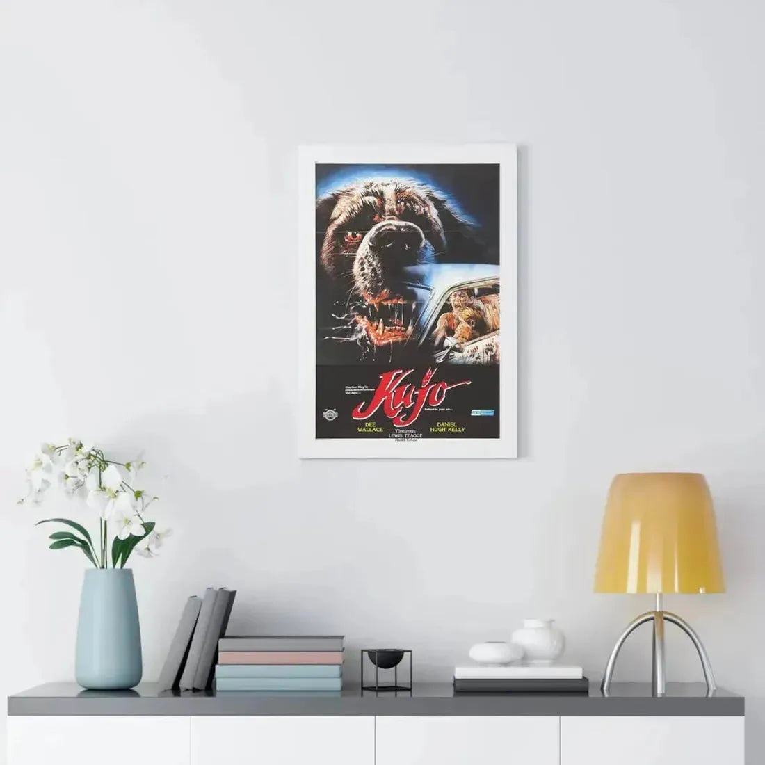 CUJO (TURKISH) 1983 - Framed Movie Poster - The Sticker Space
