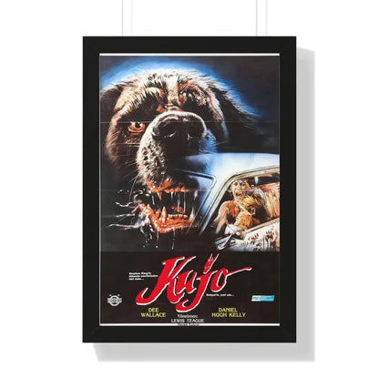CUJO (TURKISH) 1983 - Framed Movie Poster - The Sticker Space