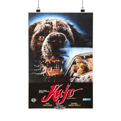 CUJO (TURKISH) 1983 - Paper Movie Poster - The Sticker Space