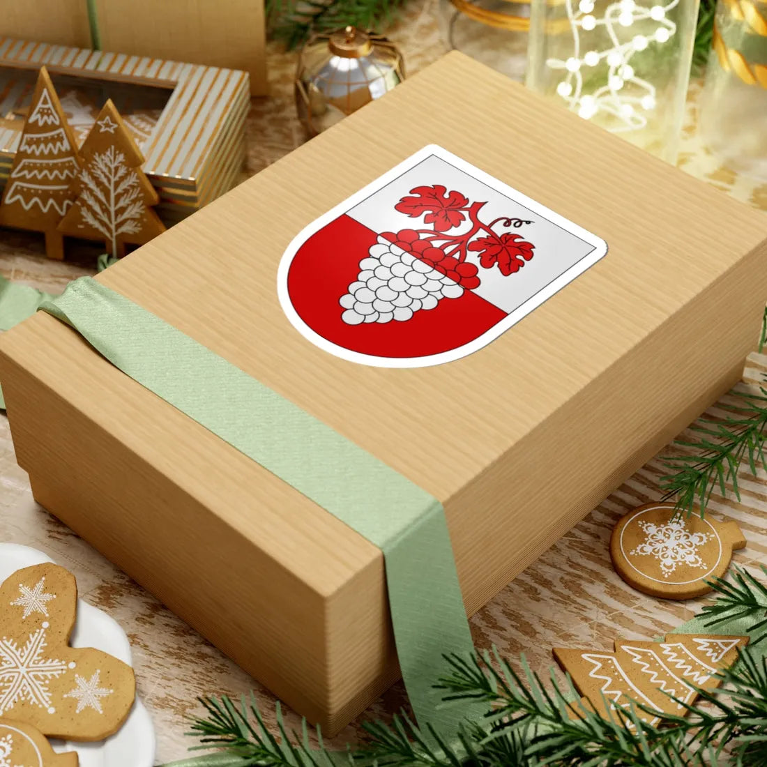 Cully-coat of arms (Switzerland) (Coat of Arms) STICKER Vinyl Kiss-Cut Decal - The Sticker Space