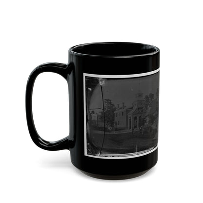 Culpeper Court House, Va.  Court House, With A Group Of Confederates Captured At Cedar Mountain On Balcony (U.S. Civil War) Black Coffee Mug