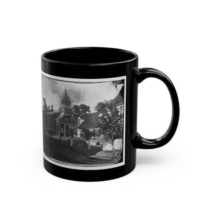 Culpeper Court House, Va.  Court House, With A Group Of Confederates Captured At Cedar Mountain On Balcony (U.S. Civil War) Black Coffee Mug