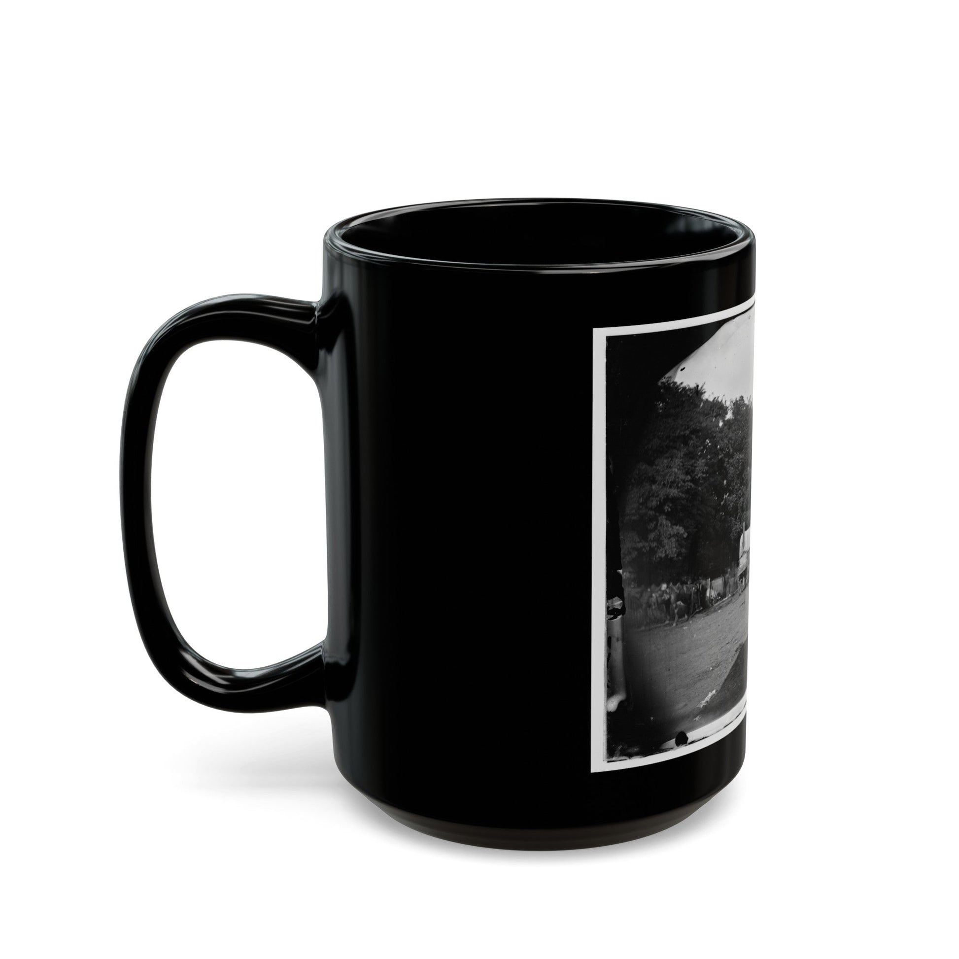 Culpeper Court House, Va. Street Scene (U.S. Civil War) Black Coffee Mug-The Sticker Space