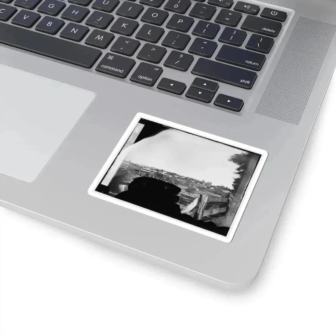 Culpeper, Va. Approach to Town, With Photographer's Wagon in Foreground (U.S. Civil War) STICKER Vinyl Kiss-Cut Decal - The Sticker Space