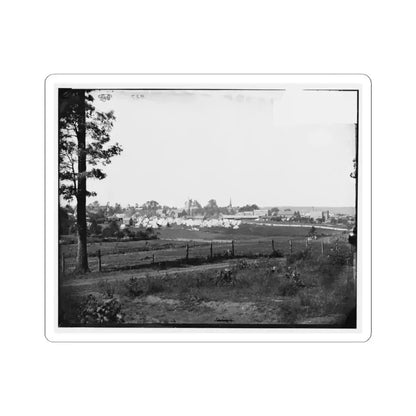 Culpeper, Va. Encampment on the Edge of Town (U.S. Civil War) STICKER Vinyl Kiss-Cut Decal 3 Inch White - The Sticker Space