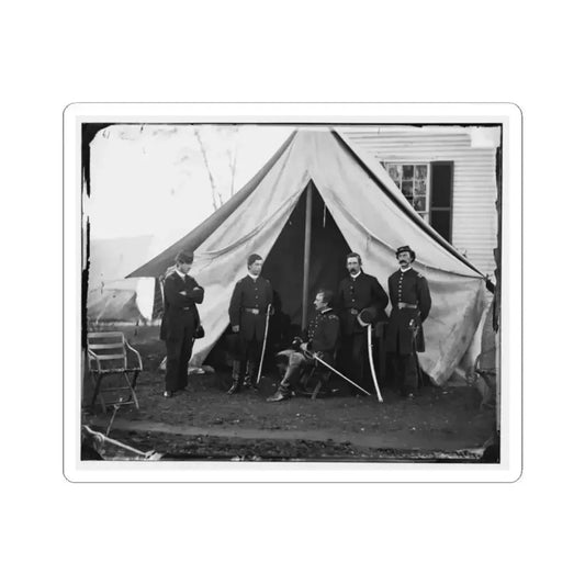 Culpeper, Va. Gen. Andrew A. Humphreys and Staff (U.S. Civil War) STICKER Vinyl Kiss-Cut Decal 2 Inch White - The Sticker Space