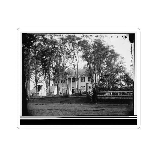 Culpeper, Va. Gen. George G. Meade's Headquarters, Wallack's House (U.S. Civil War) STICKER Vinyl Kiss-Cut Decal 2 Inch White - The Sticker Space