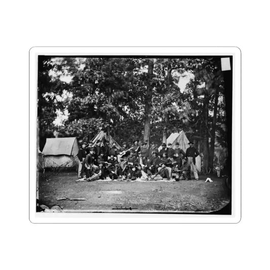 Culpeper, Va. Officers of the U.S. Horse Artillery Brigade Commanded by Capt. James M. Robertson (U.S. Civil War) STICKER Vinyl Kiss-Cut Decal 2 Inch White - The Sticker Space