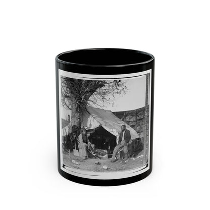 Culpeper, Va. Contrabands (U.S. Civil War) Black Coffee Mug-11oz-The Sticker Space