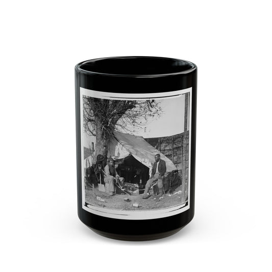 Culpeper, Va. Contrabands (U.S. Civil War) Black Coffee Mug-15oz-The Sticker Space