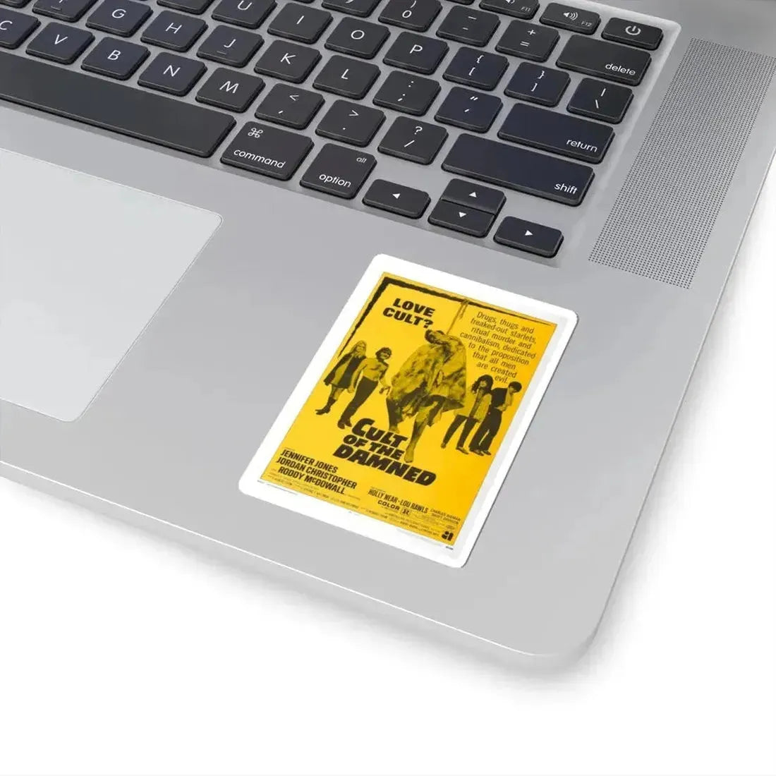 CULT OF THE DAMNED 1969 Movie Poster - STICKER Vinyl Kiss-Cut Decal - The Sticker Space