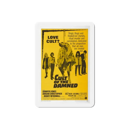 Cult of the Damned aka Angel Angel Down We Go 1969 Movie Poster Refrigerator Magnet 2 Inch - The Sticker Space