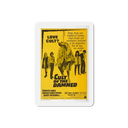 Cult of the Damned aka Angel Angel Down We Go 1969 Movie Poster Refrigerator Magnet - The Sticker Space