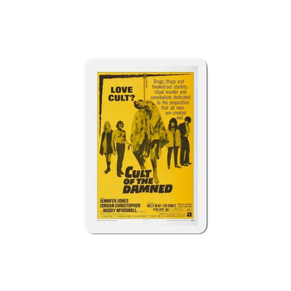 Cult of the Damned aka Angel Angel Down We Go 1969 Movie Poster Refrigerator Magnet - The Sticker Space