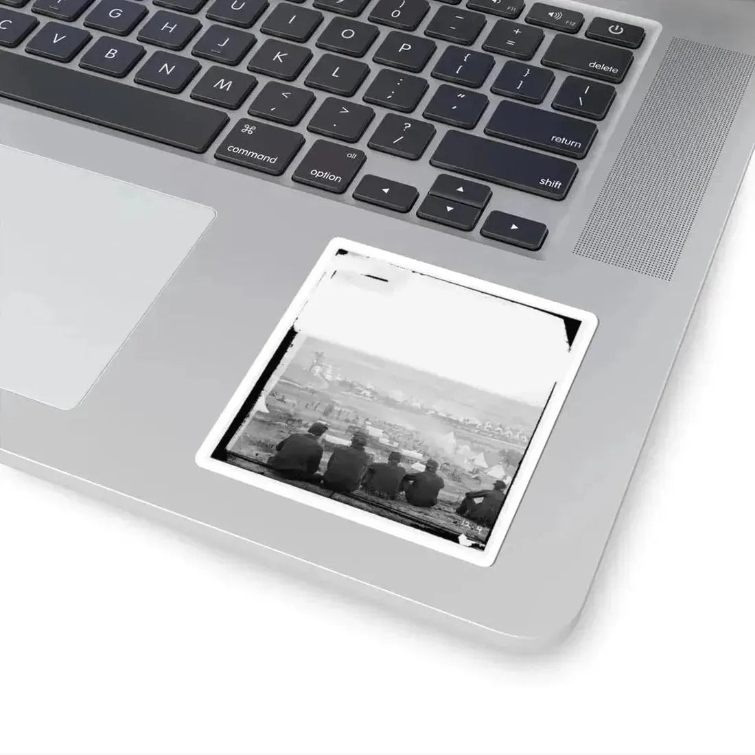 Cumberland Landing, Va. Federal Encampment on Pamunkey River, Va.; Another View (U.S. Civil War) STICKER Vinyl Kiss-Cut Decal - The Sticker Space