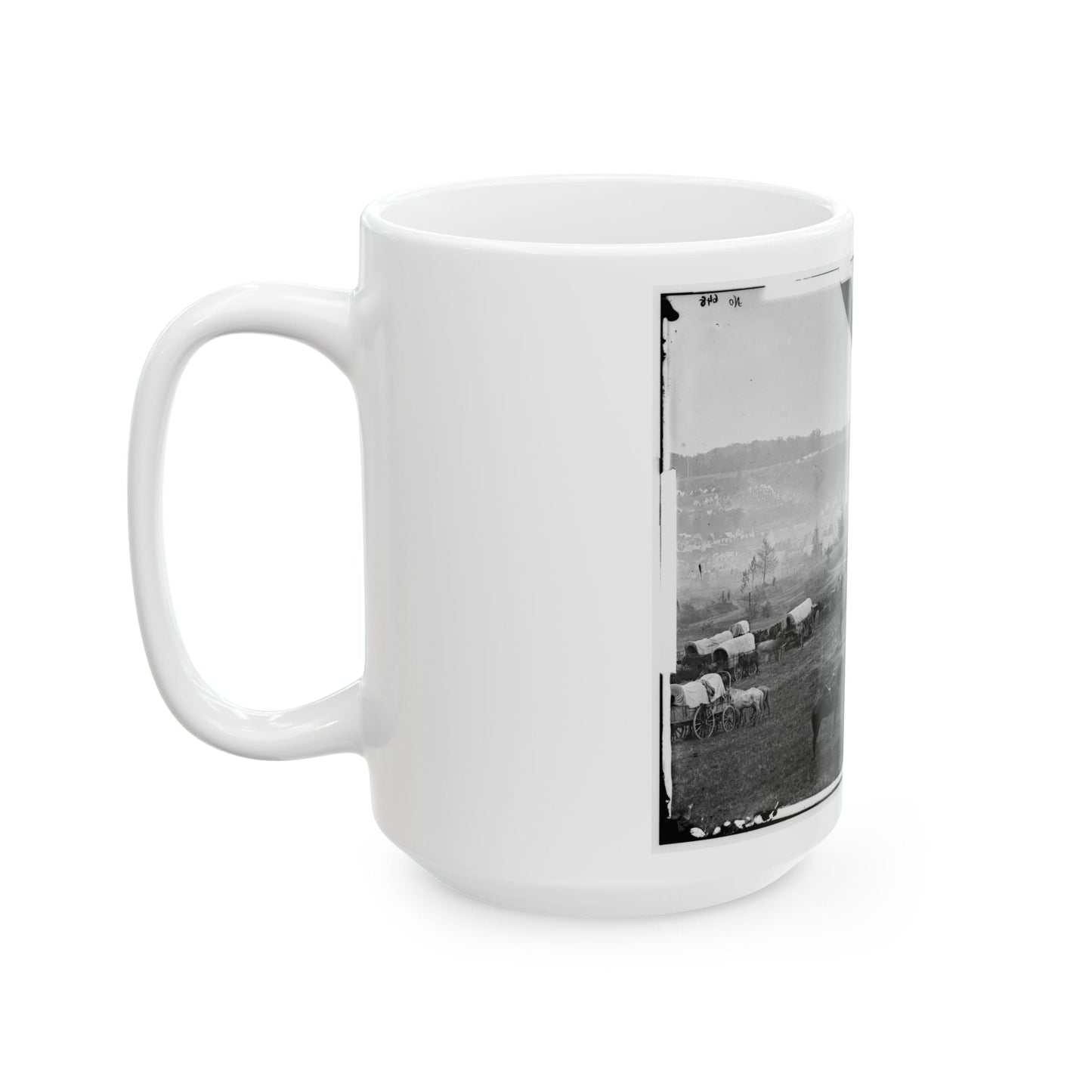 Cumberland Landing, Va. Federal Encampment; Another View (U.S. Civil War) White Coffee Mug