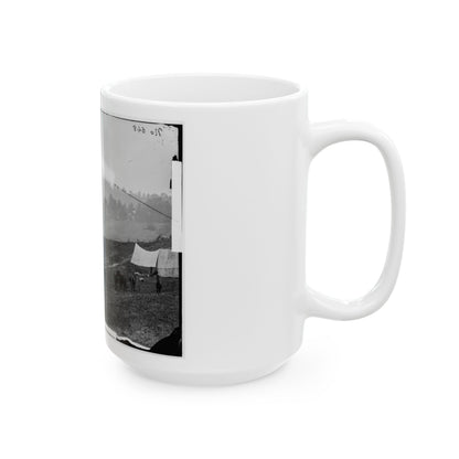 Cumberland Landing, Va. Federal Encampment; Another View (U.S. Civil War) White Coffee Mug