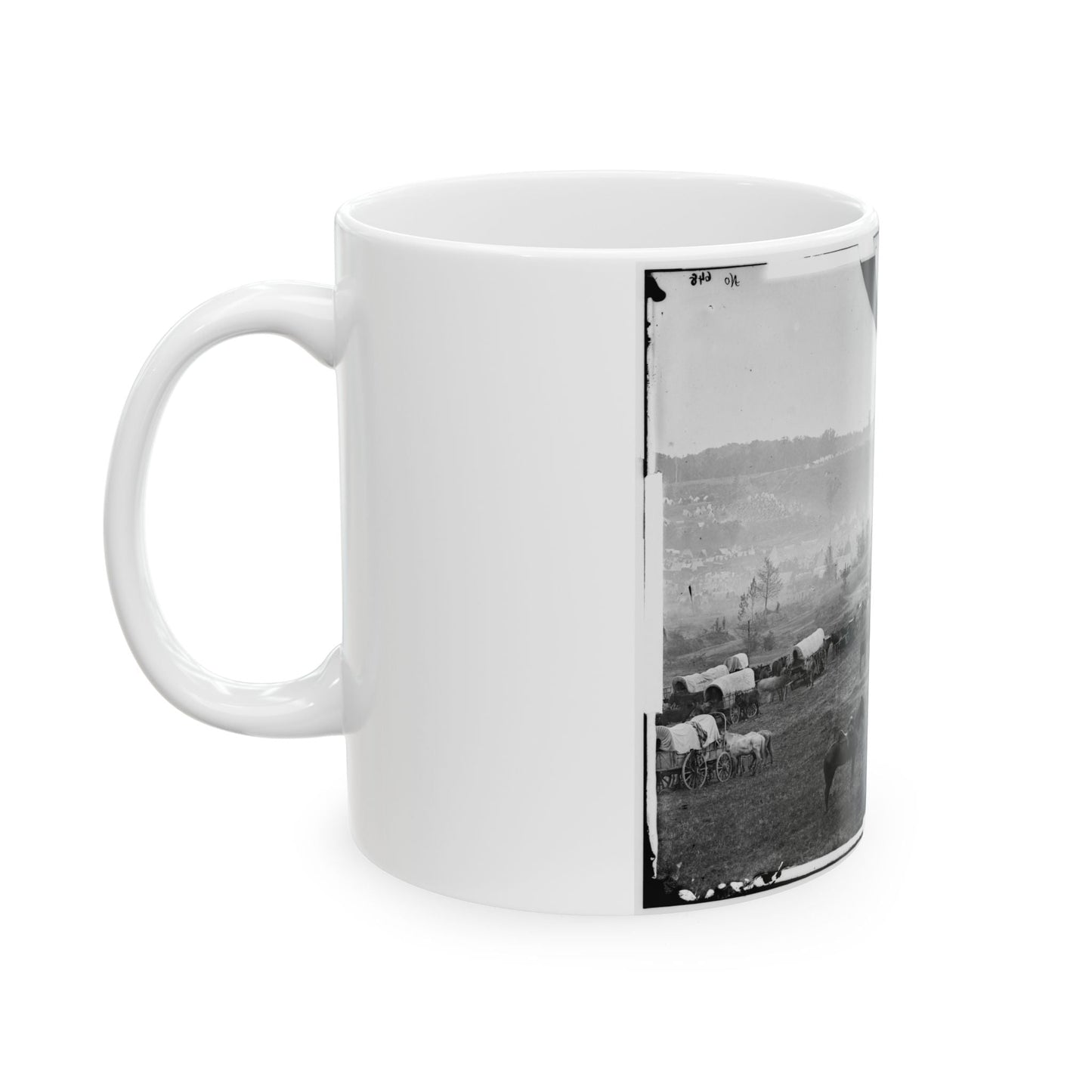 Cumberland Landing, Va. Federal Encampment; Another View (U.S. Civil War) White Coffee Mug