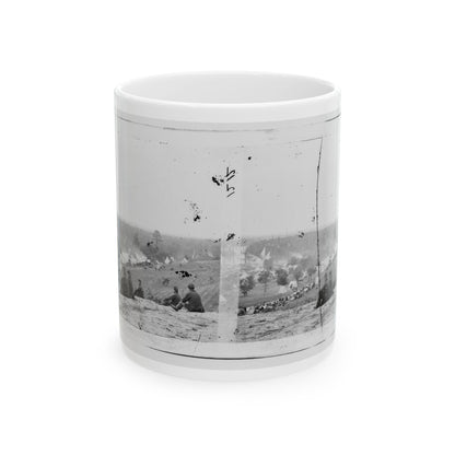 Cumberland Landing, Va. Federal Encampment On Pamunkey River, Va. (U.S. Civil War) White Coffee Mug