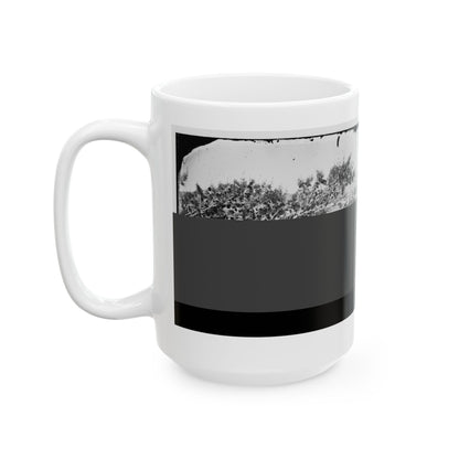 Cumberland Landing, Va. Federal Encampment; View From Tree (U.S. Civil War) White Coffee Mug